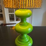 1970s apple green lamp