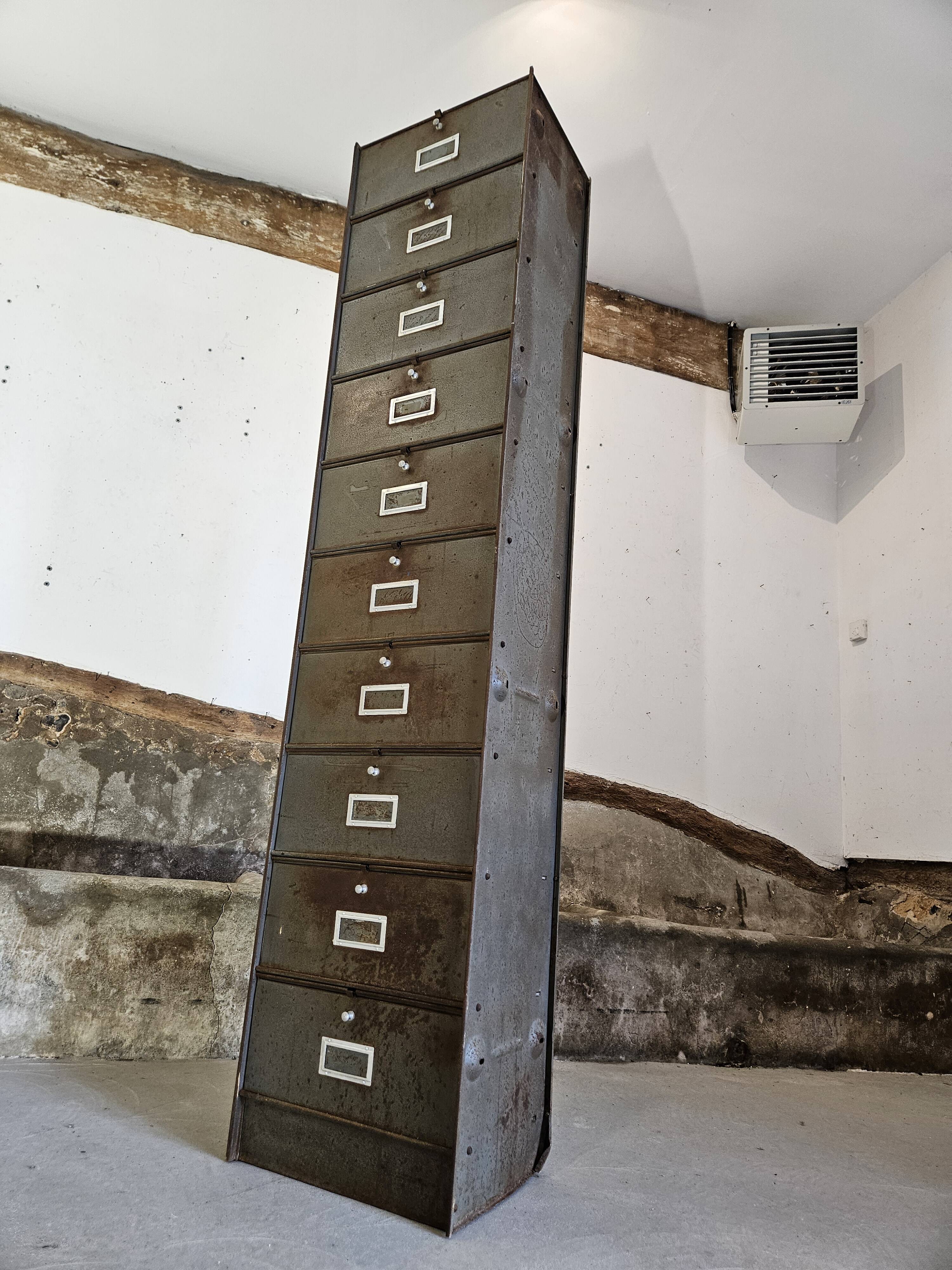 Column furniture with flaps Ronéo 1950 1960