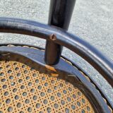 Antique cane bar stool