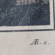 Antique equestrian engraving