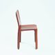 Cassina cab 412 by Mario Bellini in Burgundy dining chairs, 6