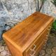 Vintage chest of drawers with compass feet