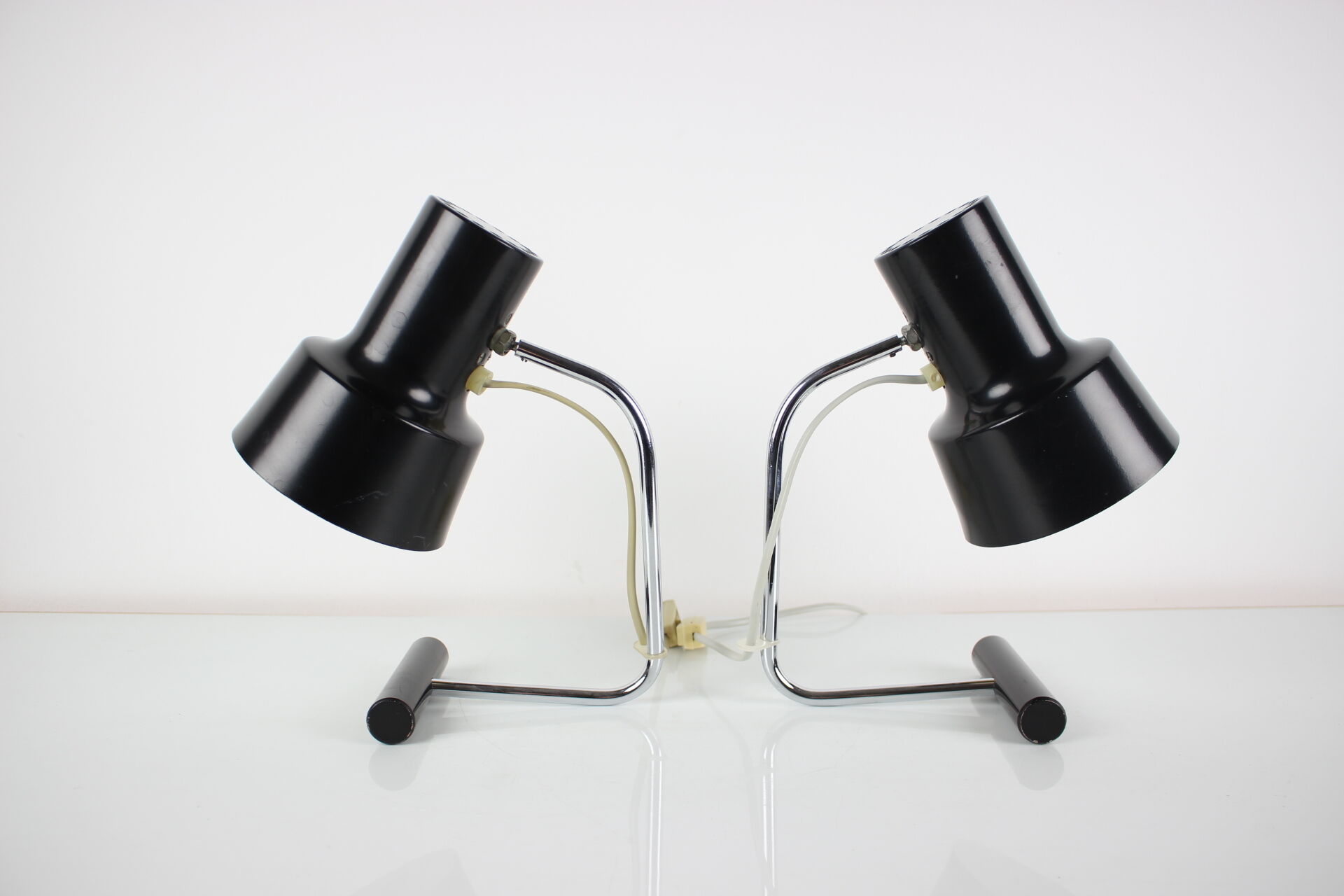 Lampes de table du milieu du siècle conçues par Josef Hurka pour Napako, années 1970