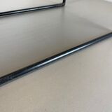 Aubock Style Mid-Century Rattan Bauhaus Magazine Holder, France, 1950s