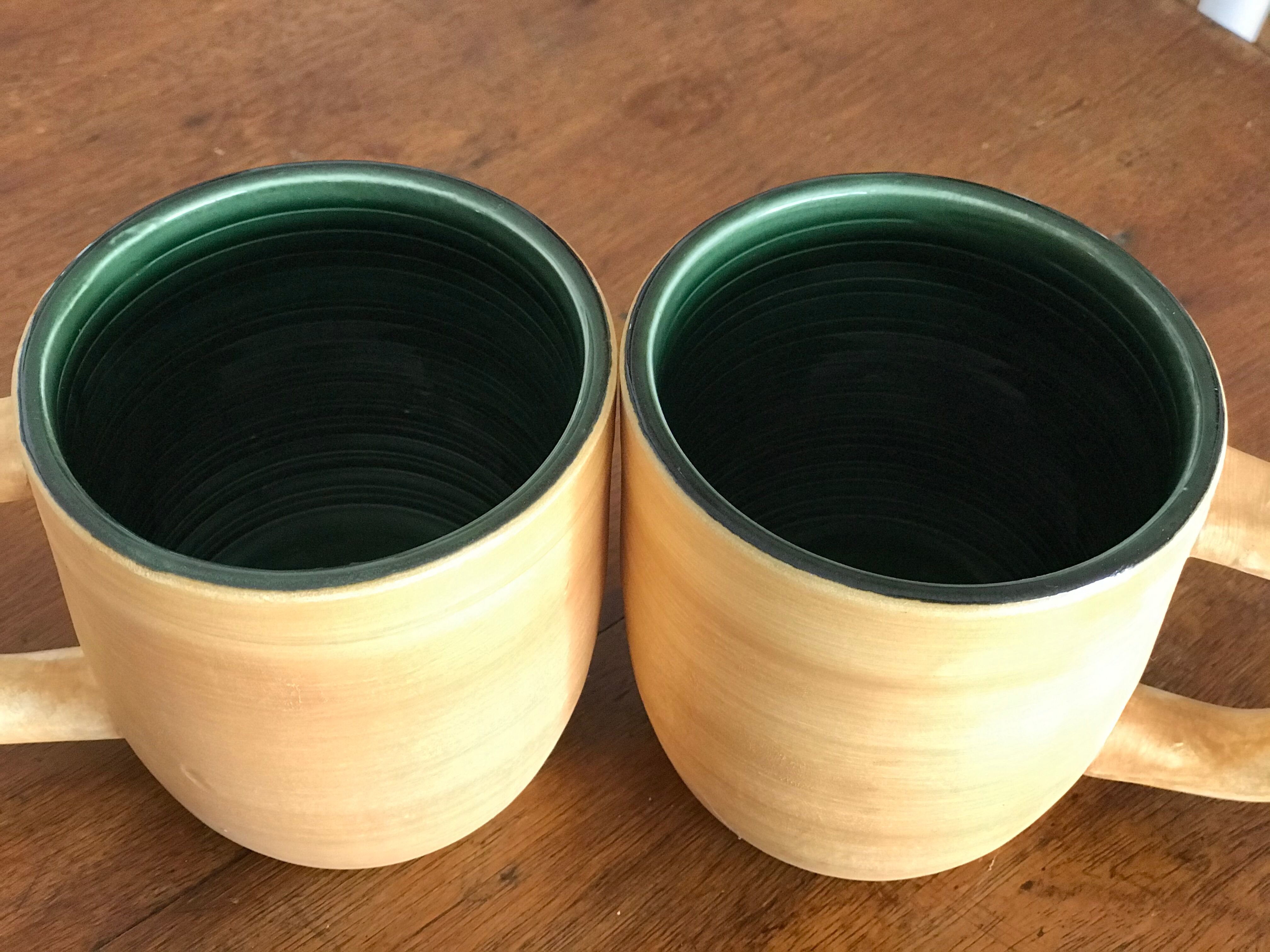 Pair of vintage mugs