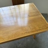 Table, mobilier de montagne en hêtre, 1950