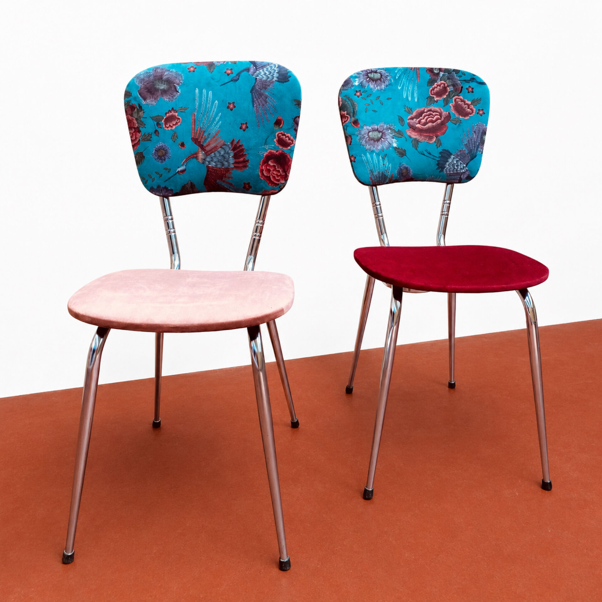 Paire de chaises vintages rénovées