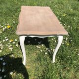 Small solid wooden coffee table