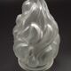 French Art Deco Opaque Glass Flame Shade • Vintage Lamp Shade Replacement