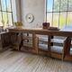 Rustic sideboard XXL 4m solid oak 1950