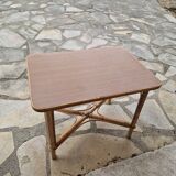 Vintage rattan coffee table