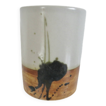 Vase en grès "poterie de la colombe" années 50 60