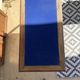 Antique Louis XVI style desk - blue felt top