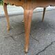 Large Louis XV dining table stripped in solid cherry wood 1970 270cm