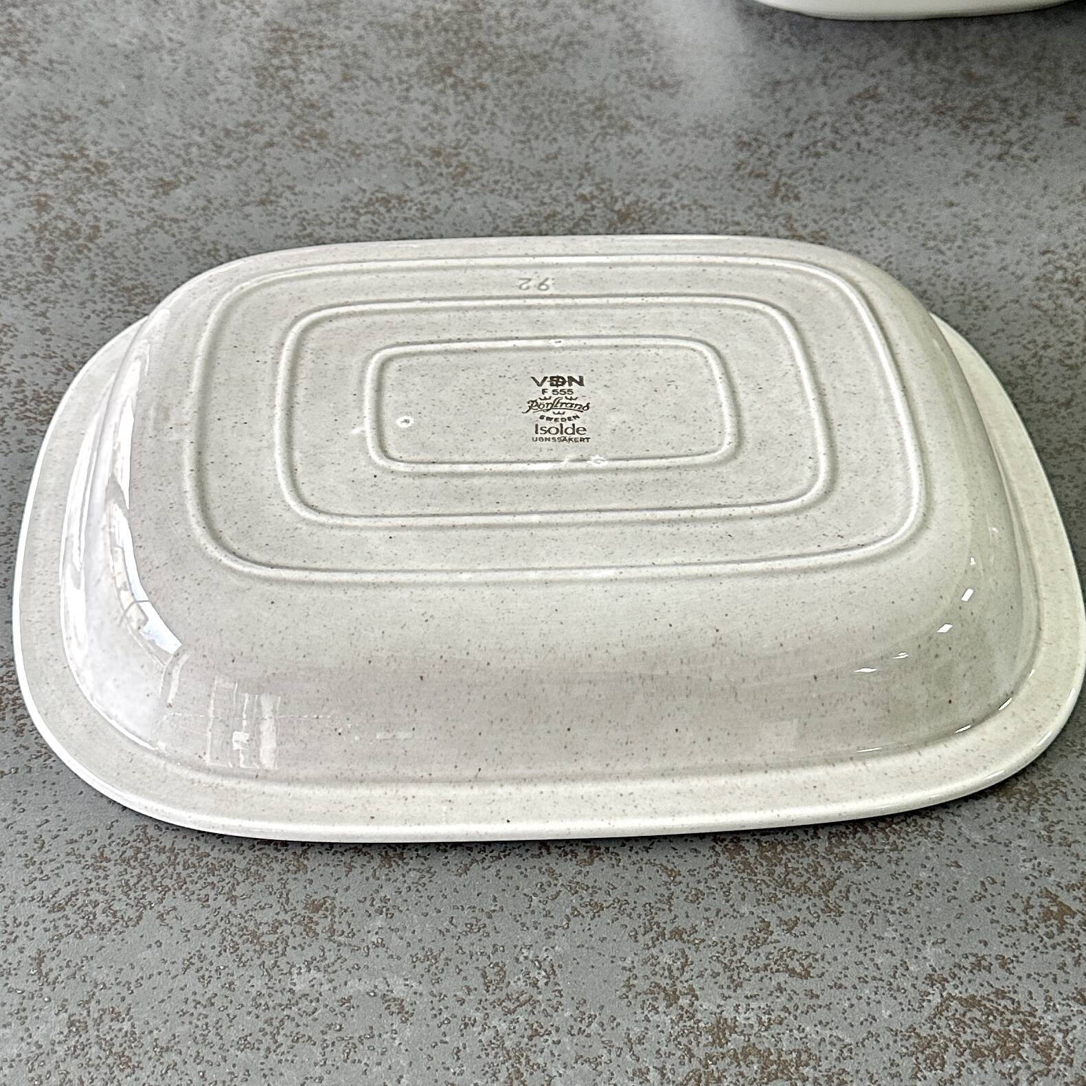 Scandinavian rörstrand dish - isolde model - vintage