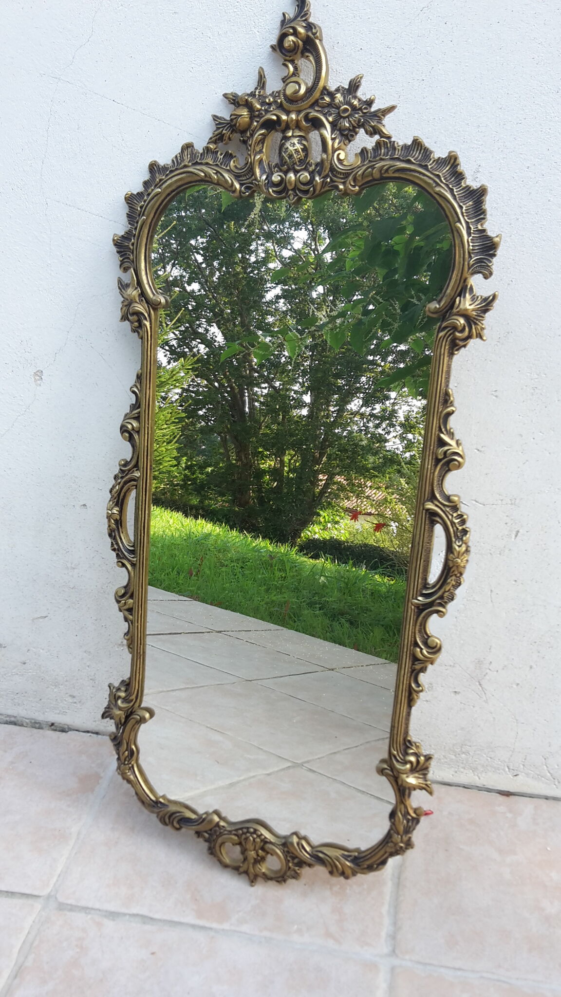 Mirror bronze XX th 23,5x52cm