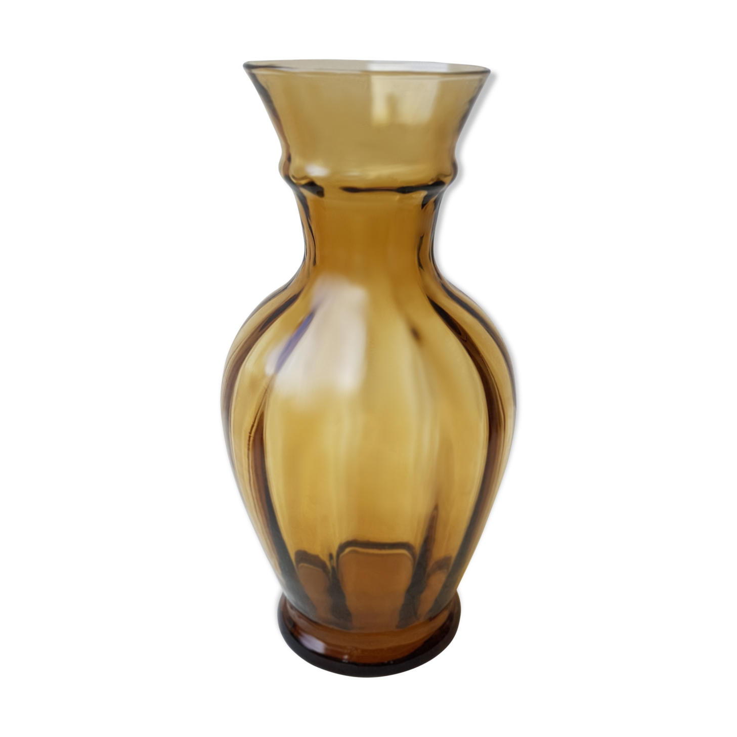 Vase en verre fumé 70 Selency