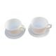 Vintage bistro cups