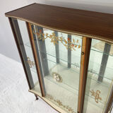 1950’s vintage mid century glass drinks / display cabinet