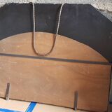 Mirror art deco bronze silver  77x50cm