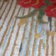 Tapis Hooked Antique Américain, Années 1920, Élégance Florale