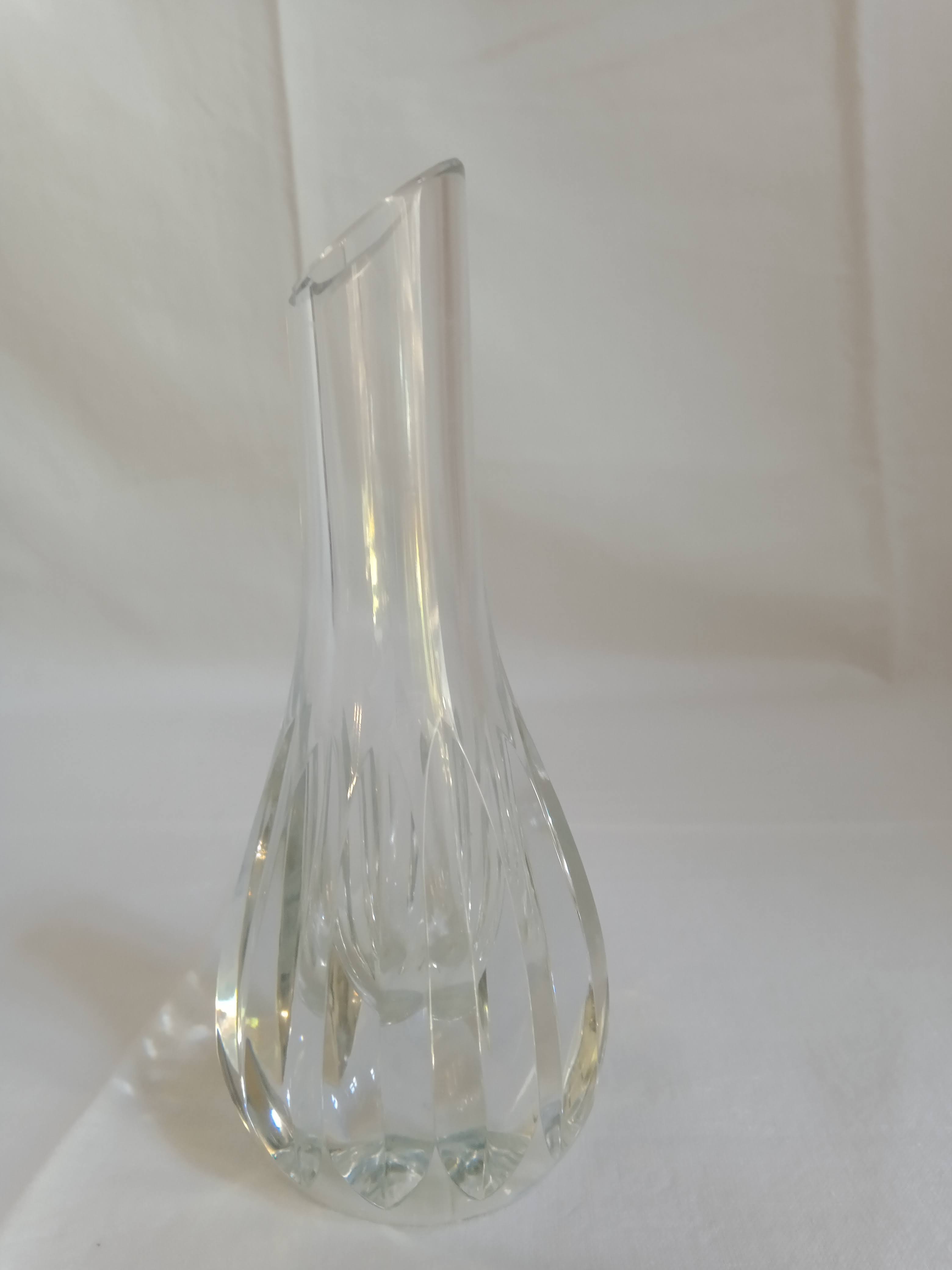 Baccarat crystal vase