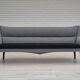 1960s, Danish sofa by Kurt Østervig model 58, completely reupholstered, furniture wool, teak wood.