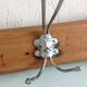 Vintage five-headed wooden coat rack from the 30s/40s