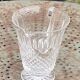 Carafe in transparent glass and crystal, chiseled, old pineapple pattern