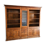 Large solid wood dressing room bookcase