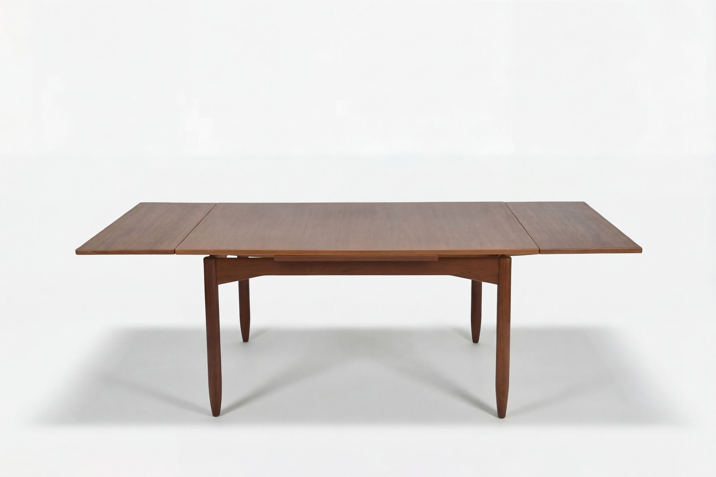 Table scandinave à rallonge vintage teck des années 60