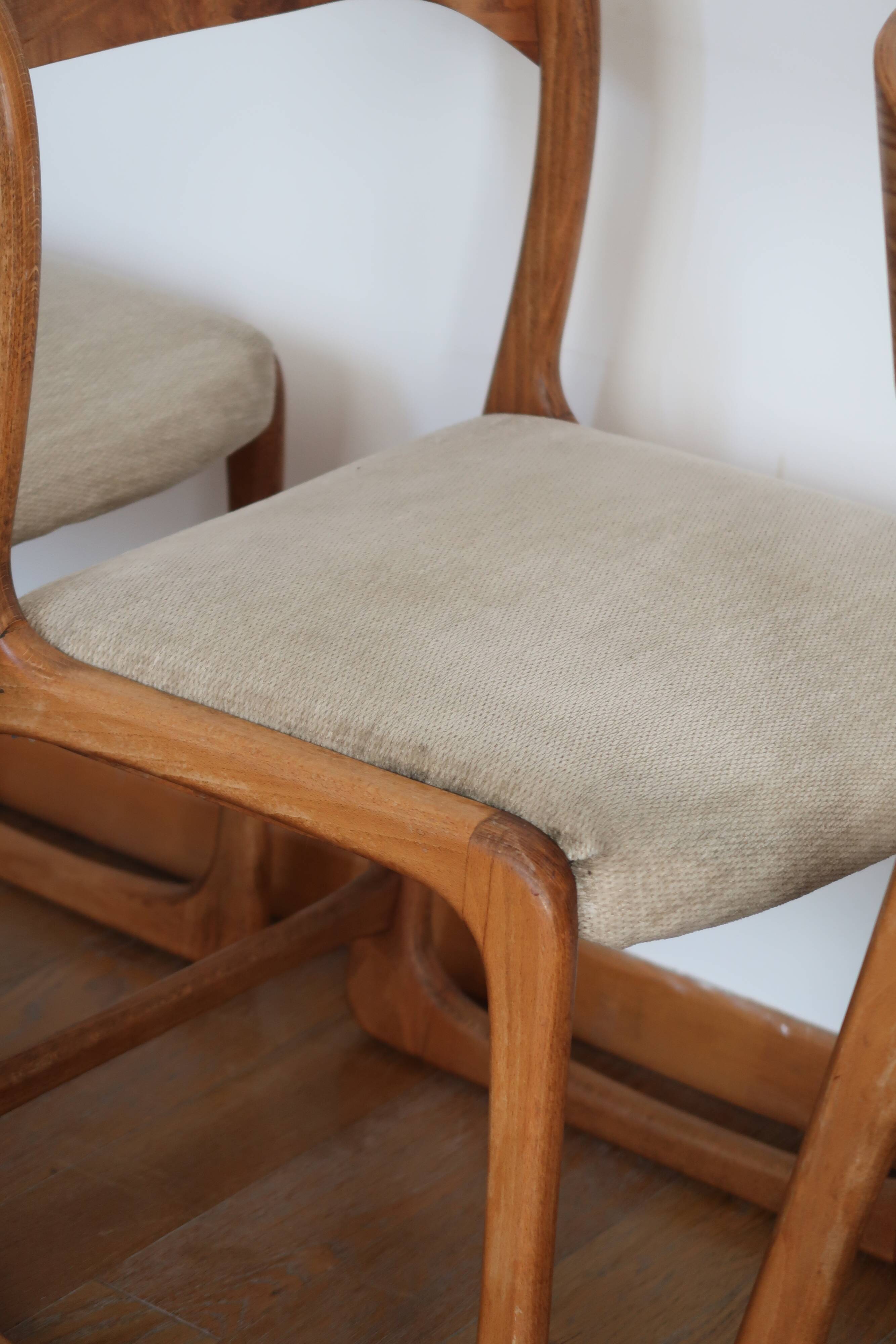 4 chairs "Sled" Baumann