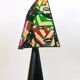 Postmodern table lamp Missoni by Massimo Valloto, Italy, 1980s