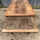 Antique cherry farmhouse table with 2 drawers and 1 pull-out