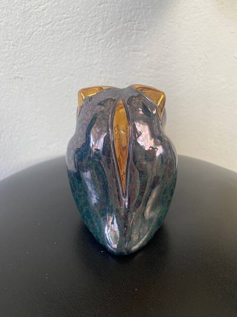 Glazed ceramic owl Rinconada, Uruguay