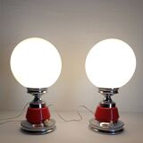Pair of bedside lamps