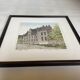Tableau lithographie maisons typiques signée et numérotée