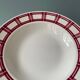 Série de 11 assiettes creuses vintage en faïence de Badonviller
