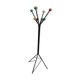 Coat rack parrot locker multicolored balls circa 50