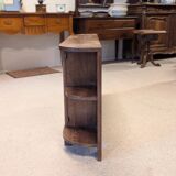 Oak console shelf on foot