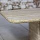 Table basse travertin italien, 1980
