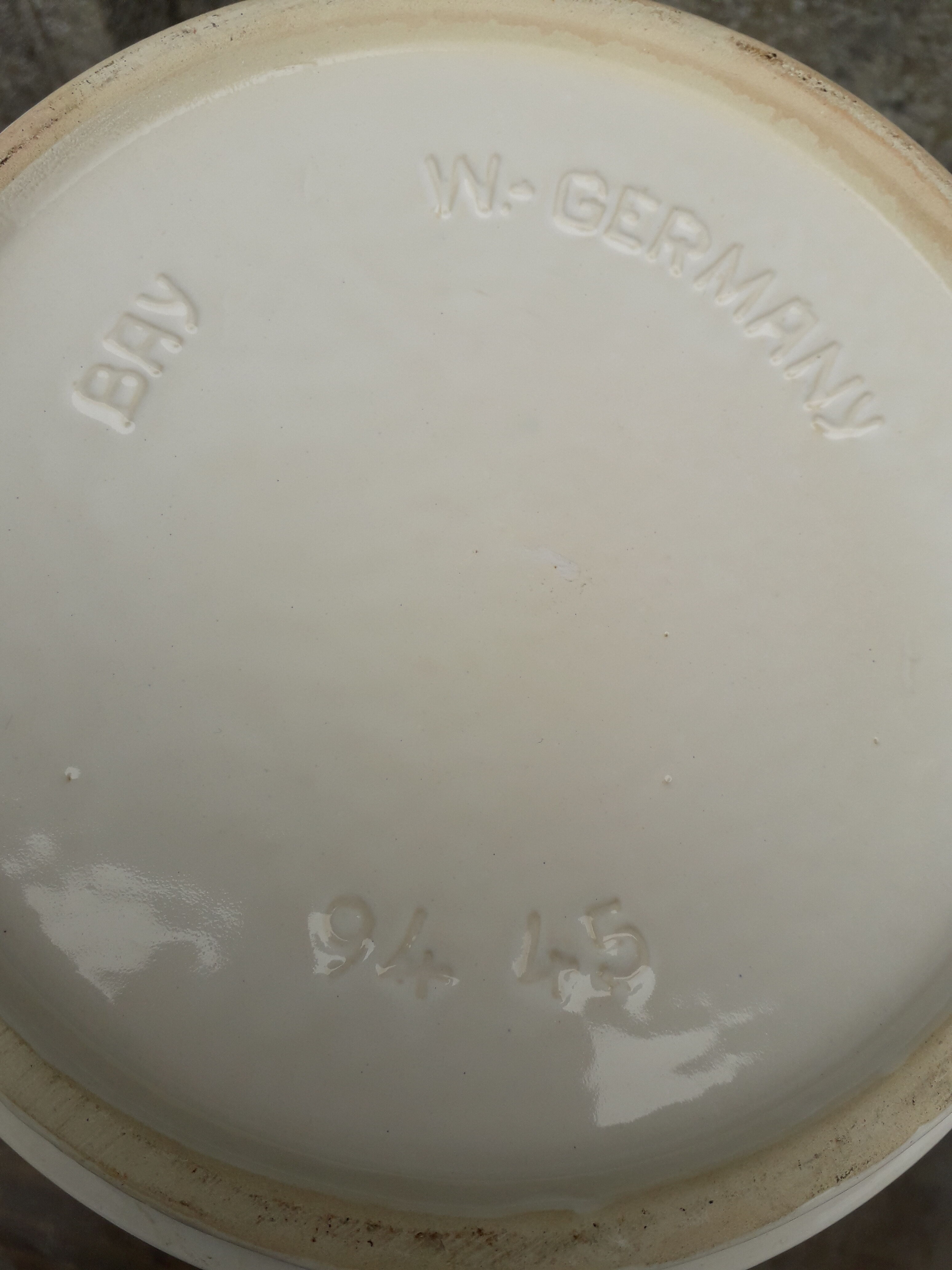 Bay Germany Vase White model 94-45