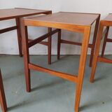 Solid teak pull out tables