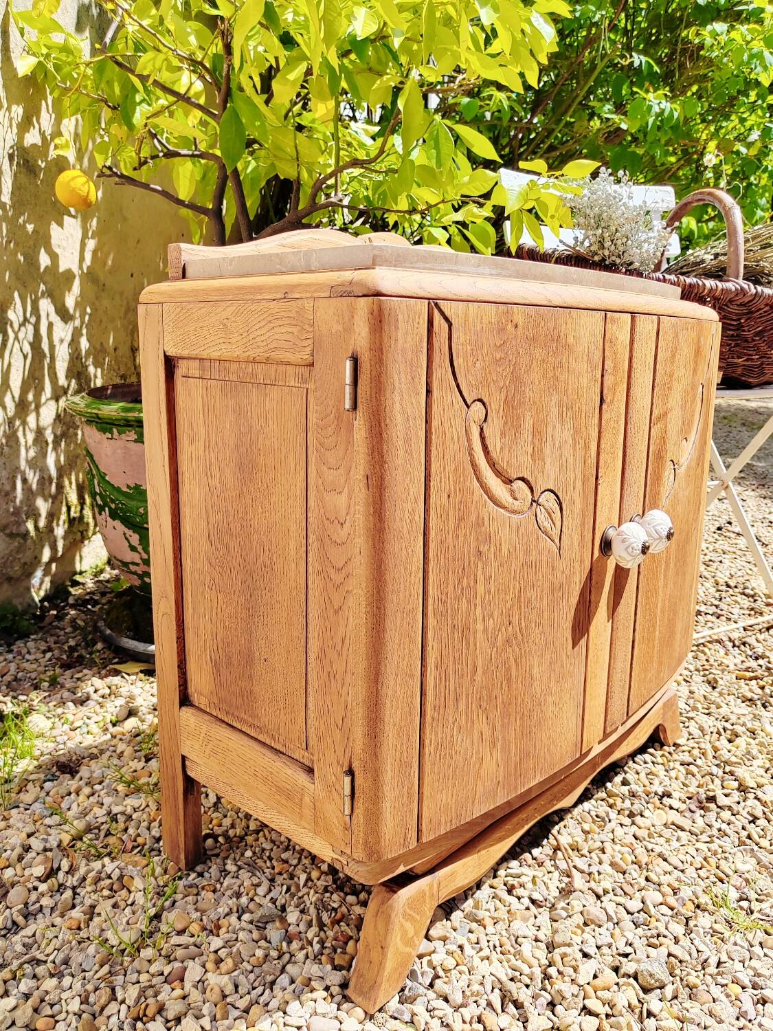 Art Deco bedside table