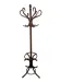 Curved antique wooden parrot