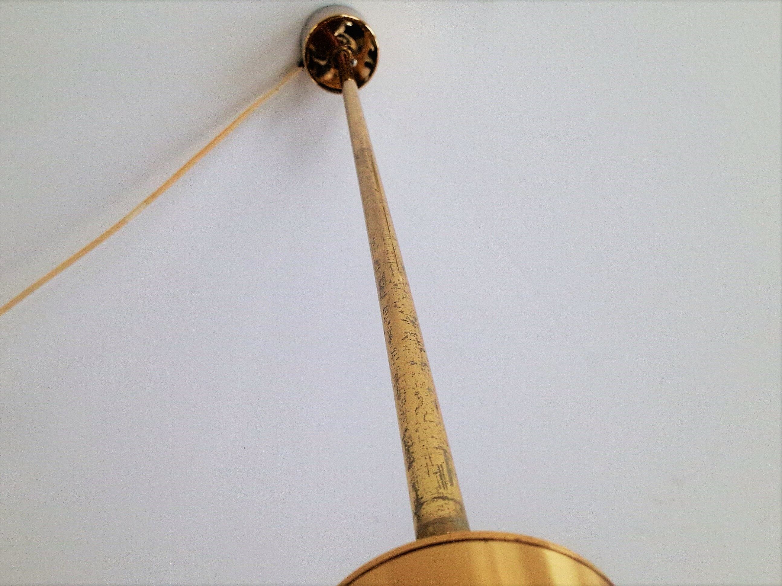 Brass chandelier by Sciolari for Boulanger, Belgium 1970's
