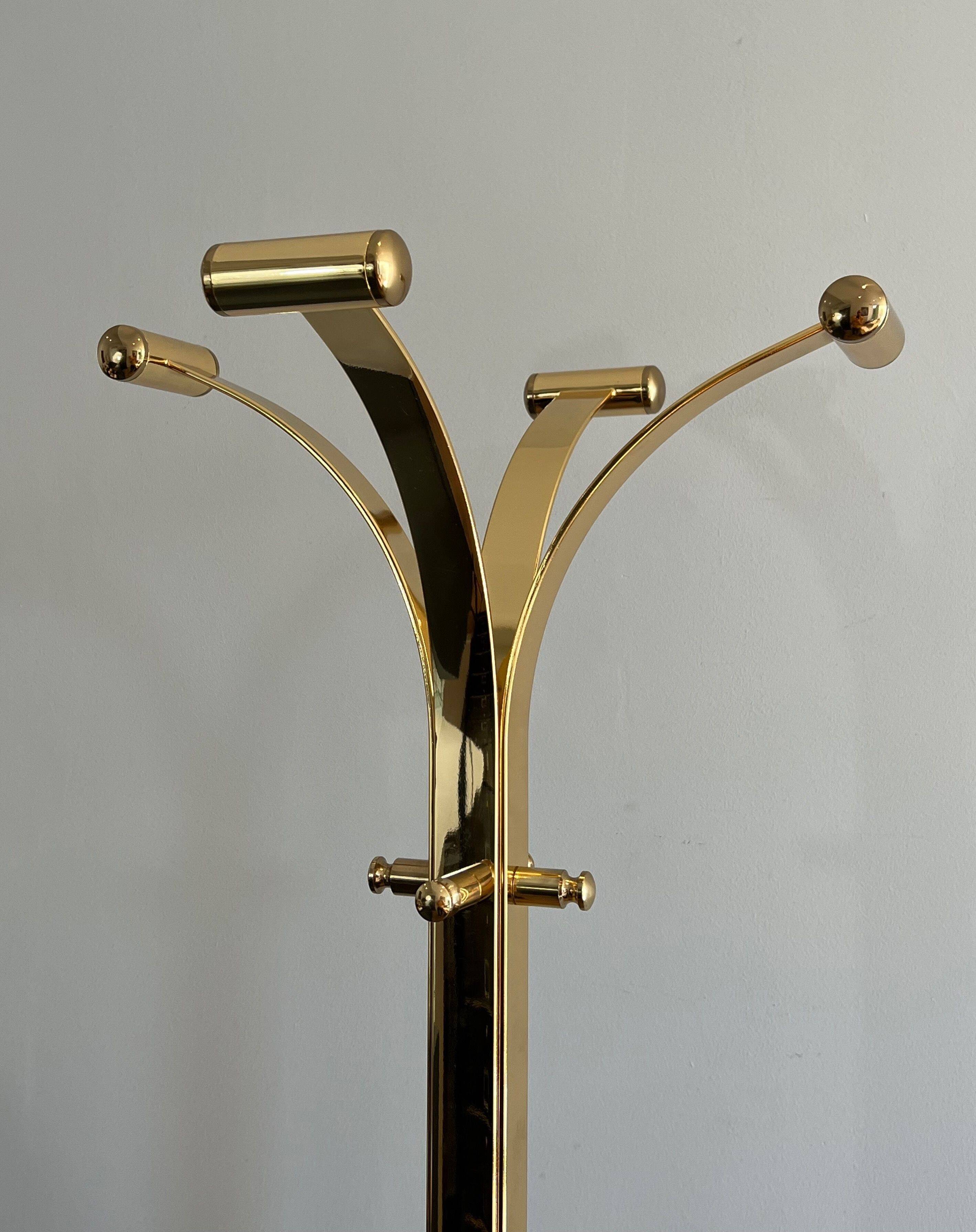 Coat Racks in Brass and Marble