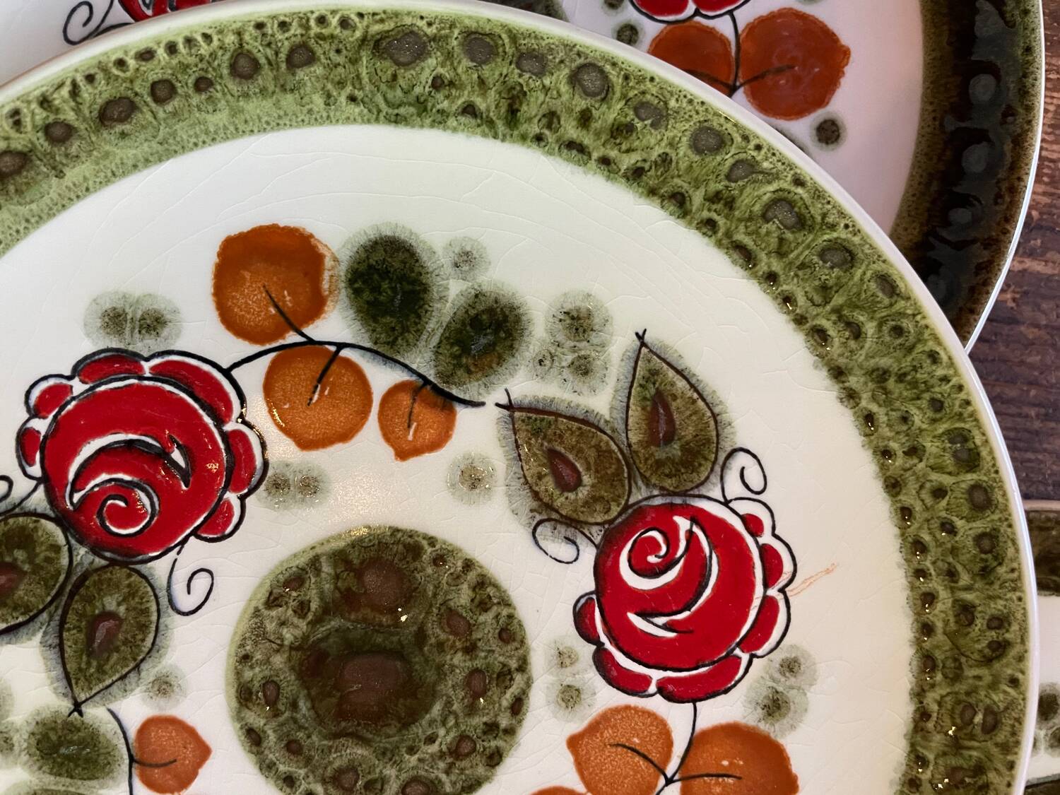 German ceramic plates