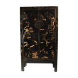 Black laqué Chinese wardrobe