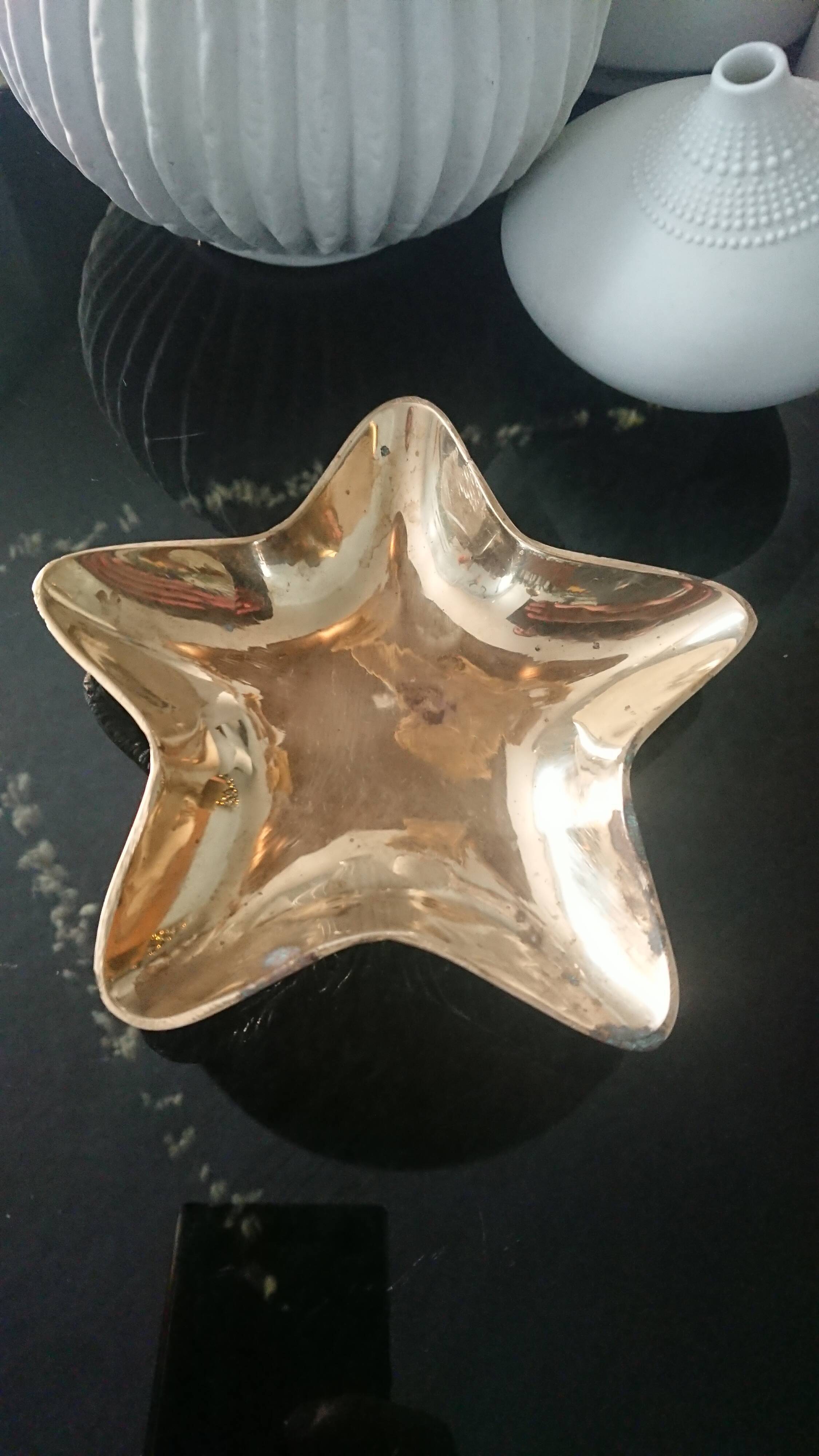 Brass star trinket bowl